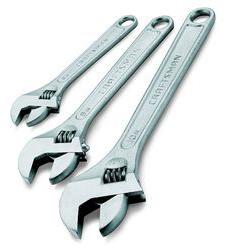 Craftsman Steel Adjustable Wrench Set, for Industrial, Garage/Workshop