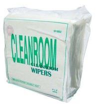 Polyester cleanroom wipers