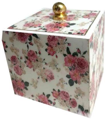 Square Cardboard Decorative Storage Boxes