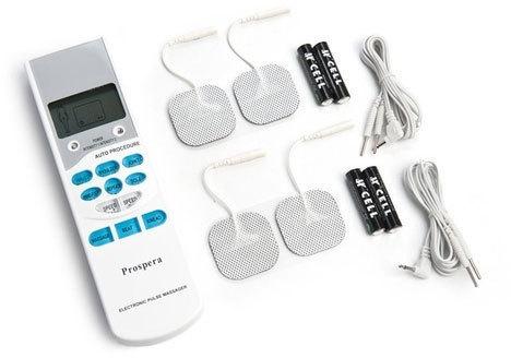 Semi-Automatic Electronic Pulse Massager, for Clinical, Color : white