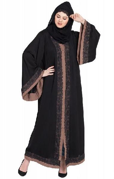 Silk Embroidered Ladies Fancy Abaya, Size : XL