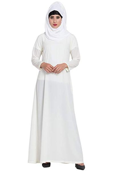 Ladies White Abaya
