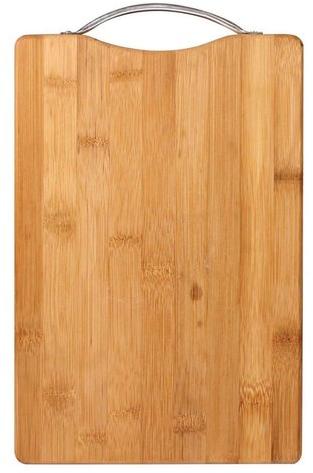 Rectangular Brown Bamboo Chopping Board