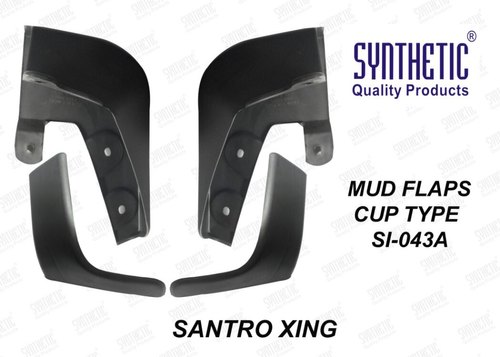 Synthetic Plastic Santro Xing Mud Flaps, Size : Standard
