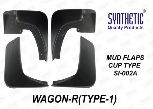 Synthetic Plastic Wagon-R Mud Flaps, Size : Standard