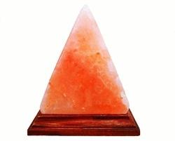 Fluorescent Antique Pyramid Salt Lamp