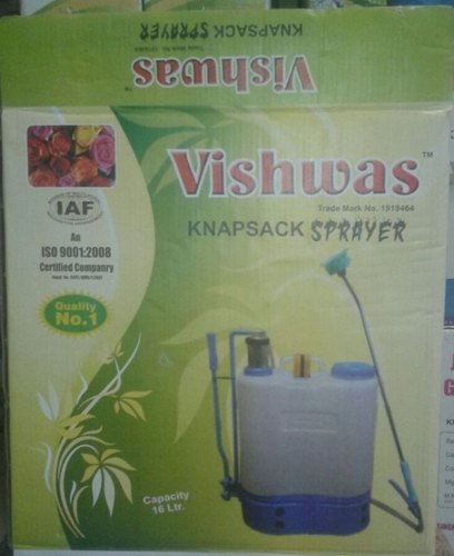 Vishwas Knapsack PVC Sprayer Pump, for Agriculture