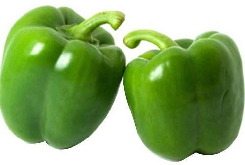 Oval Fresh Green Capsicum, for Cooking