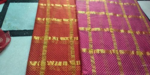 Unstitched Printed Gharchola Saree, Saree Length : 6 m (with blouse piece)