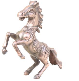 Gunmetal Horse Figurine, Packaging Type : box