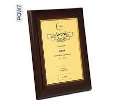 Square Metal Gold Award Trophies, Color : Golden (Gold Plated)