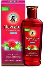Navratna Hair Oil, Packaging Type : Glass Bottle, Plastic Bottle, Plastic Pouch