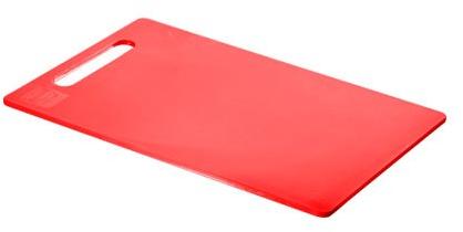 Rectangular Plastic Chopping Board, Color : Red