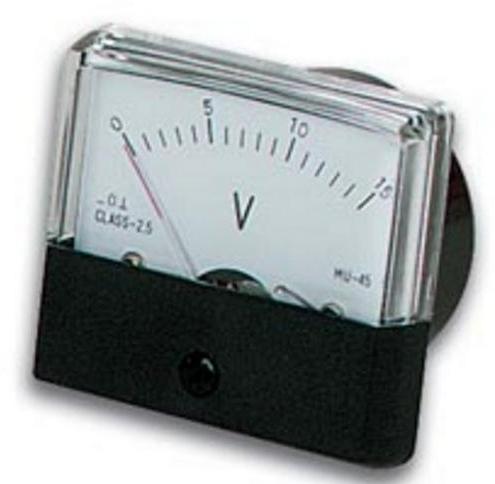Analog Voltage Panel Meter