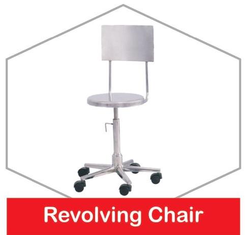 Stainless Steel Revolving Chair, Style : Modern