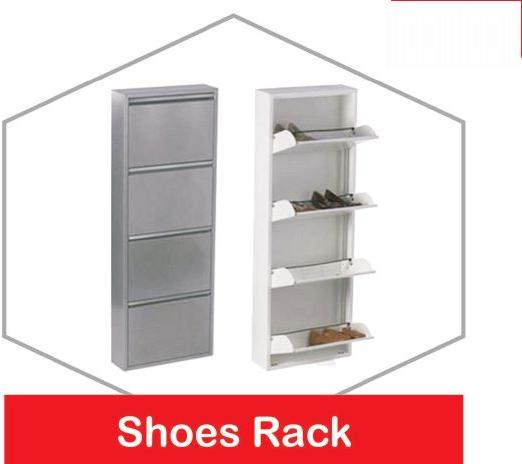 Polished 10-20kg Stainless Steel Shoe Rack, Feature : Corrosion Resistant, Heavy Duty, High Quality