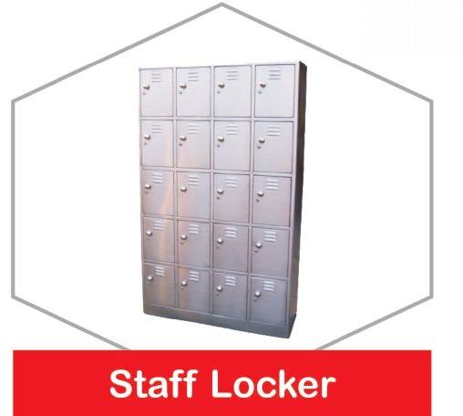 Polished Stainless Steel Staff Locker, for Offiice Use, Feature : Easy To Install, Hard Structure