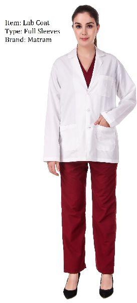 Matram Polyester Doctor Apron, for Hospital, Clinic, Size : XL