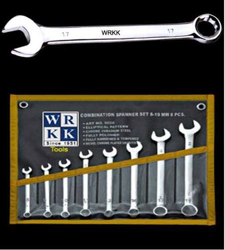 WRKK Carbon Steel Combination Wrench, Size : 6-32 mm