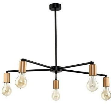 Black gold Iron Light Chandelier