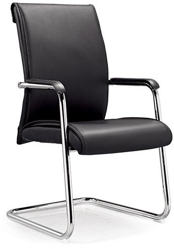 PU S Type Visitor Chairs, Color : Black Brown Camel