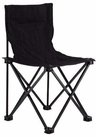 Outdoor Folding Chair, Color : Black