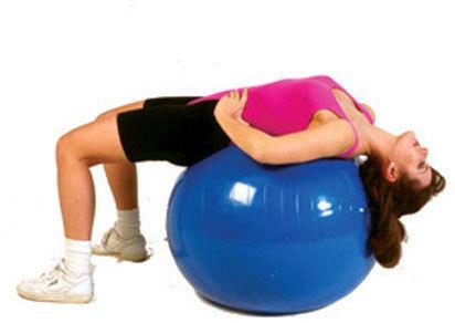 Rubber Exercise Therapy Ball, Color : Blue
