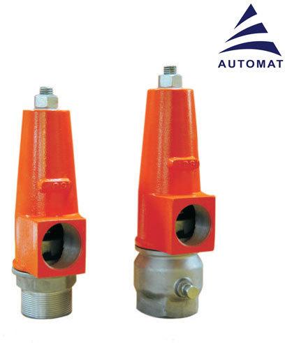 Orange Aluminium Pressure Relief Valve, for Industrial