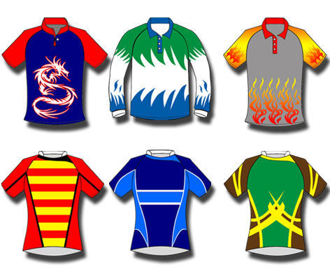 Rugby Jersey Shirt, Color : Multi-color