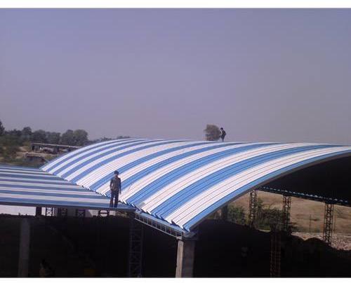Steel / Stainless Steel trussless roofing system, Feature : Water Proof, Durable Coating, Corrosion Resistant