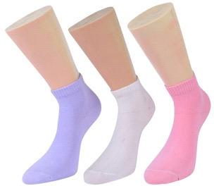 Ankle Plain Socks, Gender : Baby Girls