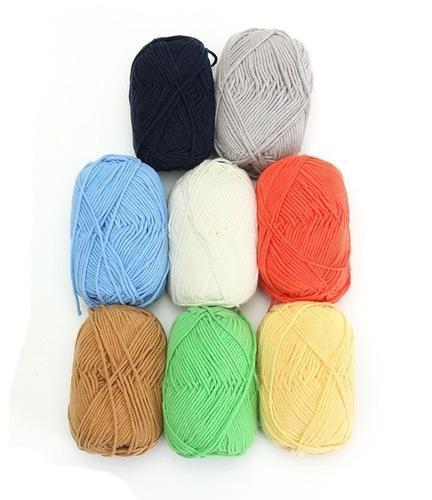 Organic Cotton Yarn, Pattern : Plain