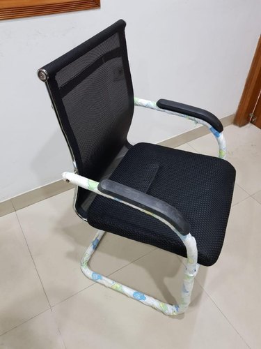 Waiting Visitor Chair, Color : Black