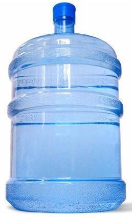 Plastic Water Dispenser Bottle, Color : White Blue