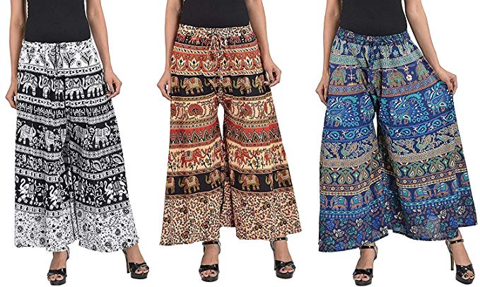 Polyester Ladies Palazzo Pants Technics  Machine Made Occasion  Party  Wear Casual Wear at Rs 600  Piece in Bangalore