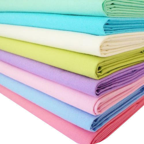 Plain Cotton Cambric Fabric, Color : Multicolor