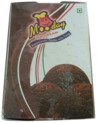 Mooday Chocolate Ice Cream Brick, Packaging Type : Box