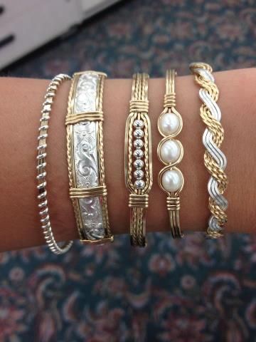 Vembley Lavish Gold Plated Multi Design Crystal Combo of 4 Bracelet for  Women and Girls