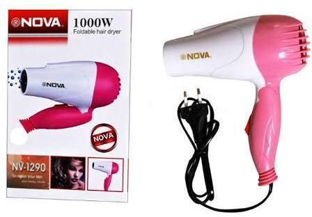 Nova ABS Plastic Hair Dryer, for Household, Voltage : 220 V
