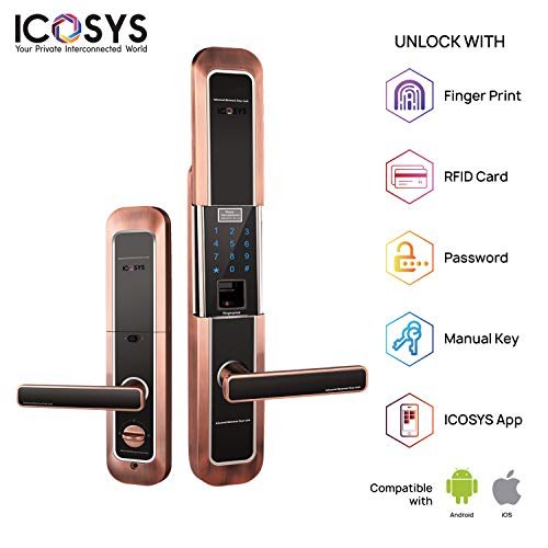 Icosys Digital Door Lock, Handle Type : Lever