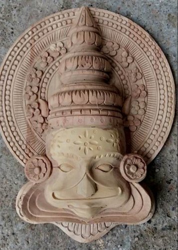 Wooden Kathakali Mask , Indian Handicraft