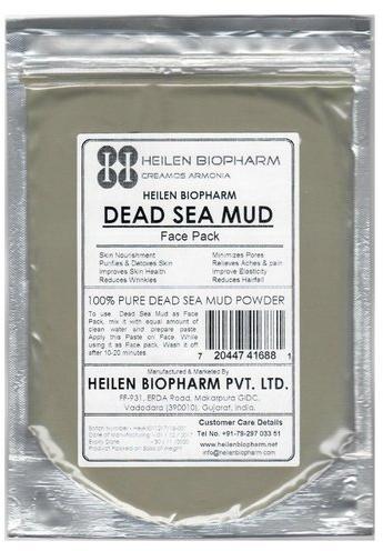 DEAD SEA MUD FACE PACK, Packaging Size : Packaging Size 25 Kg, 15kg, 10kg, 100g 75g