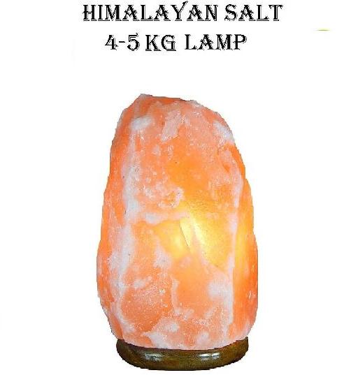 Natural 4-5 Kg Himalayan Salt Lamp, for Home Decoration, Style : Antique