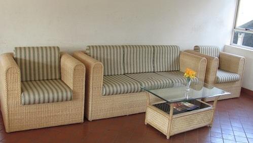 2 Assam Cane Sofa Set