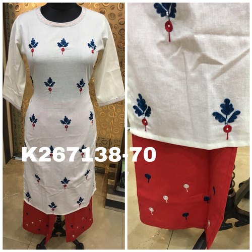 Pretty Women Ladies Khadi Cotton Kurti, Size : M-XXL