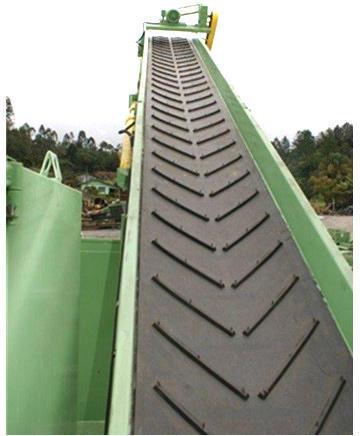 PVC Rough Top Conveyor Belt, for Food, tobacco, electronic, etc, Width : 300~3000mm
