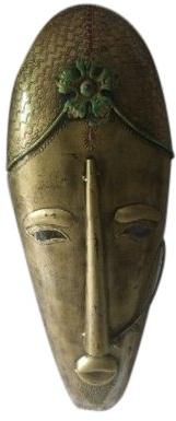 Iron Handicraft Mask, for Home Decoration