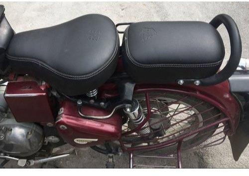 Rexin Royal Enfield Seat Cover, Color : Black
