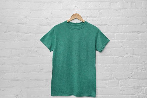 Hosiery Plain T Shirt, Size : Large