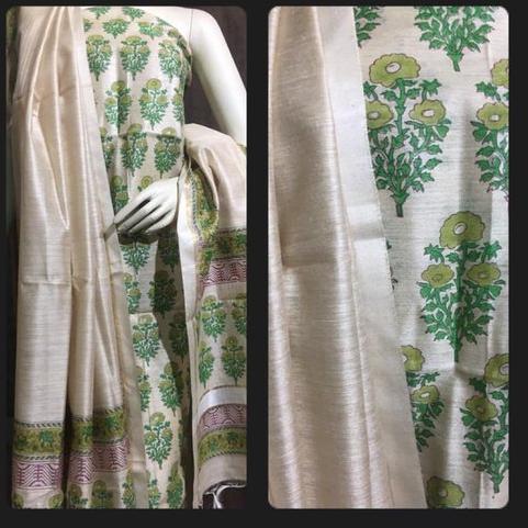 Ladies Printed Silk Suit, Size : 2.5 m (Suit), 2 m (Salwar), 2.5m (Dupatta)
